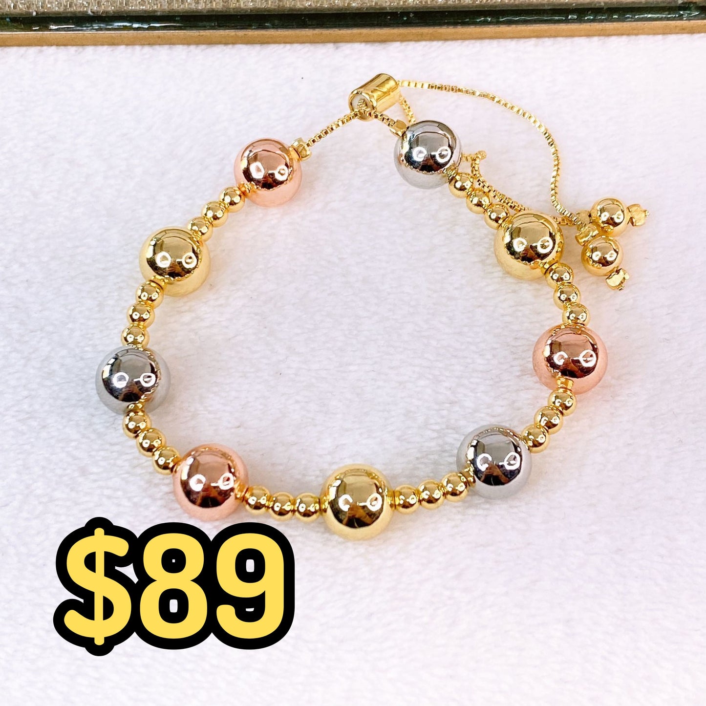 Pulsera de Chapa de Oro COP1798-1