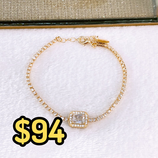 Pulsera de Chapa de Oro COP1787-1
