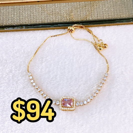 Pulsera de Chapa de Oro COP1794-1