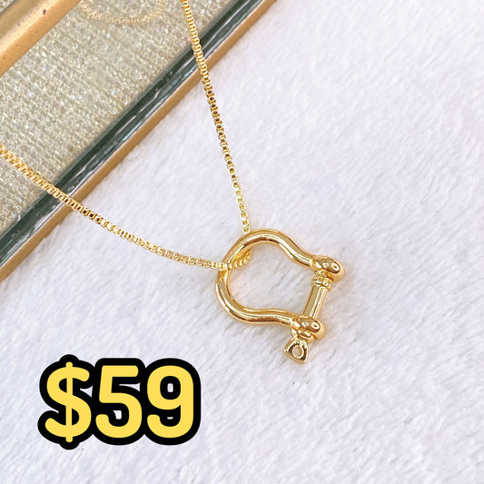 Collar de Chapa de Oro CC2475-1