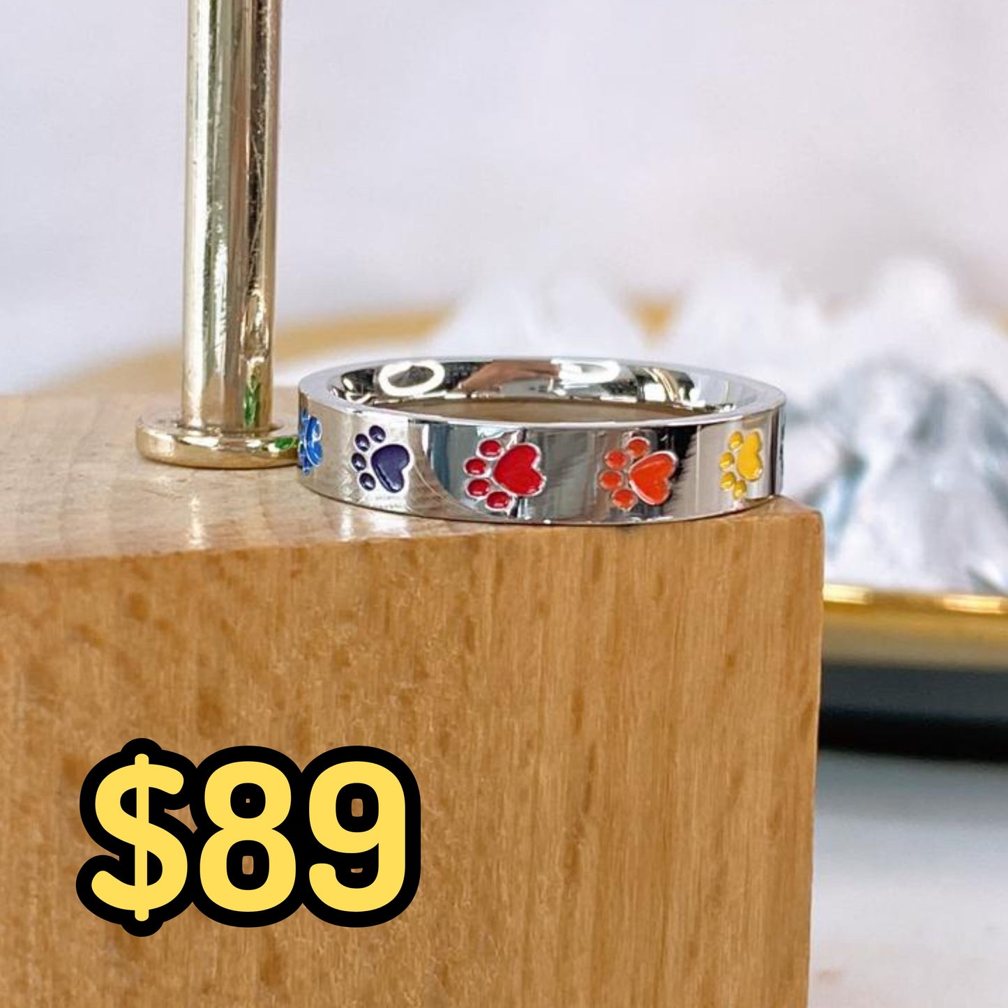 Anillo de Acero Inoxidable Talla #7 RAI1256-7