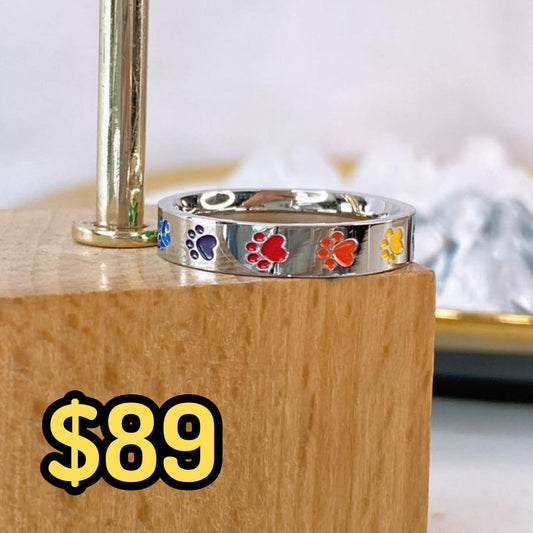 Anillo de Acero Inoxidable Talla #8 RAI1256-8