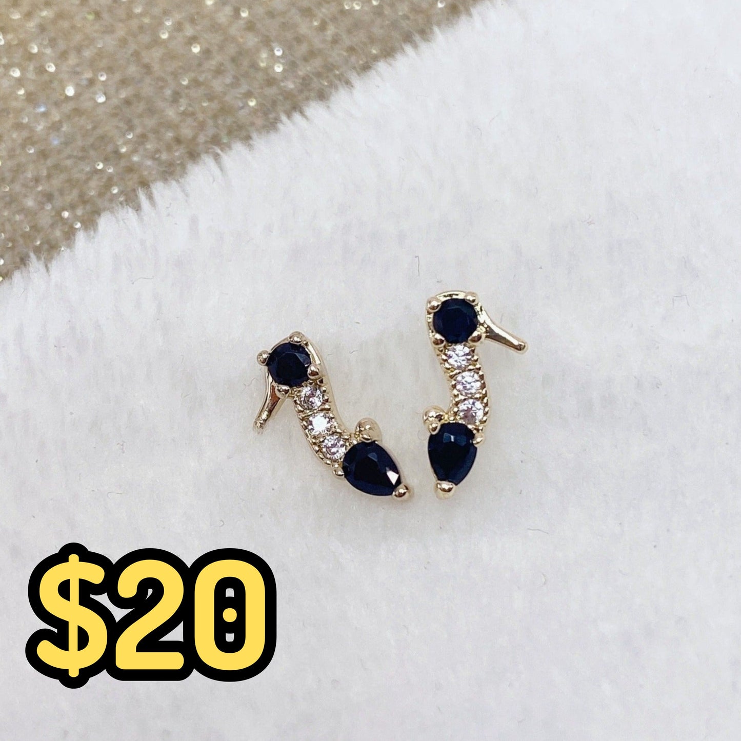 Arete de Chapa de Oro COA2136-1