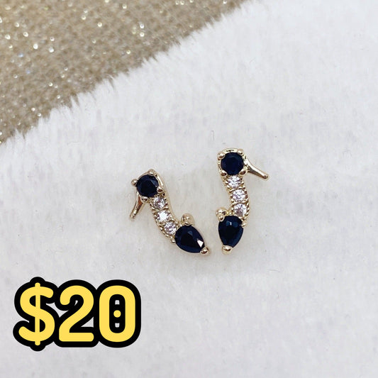 Arete de Chapa de Oro COA2136-1