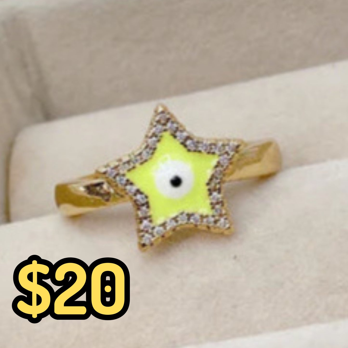 Anillo Chapa de Oro Ajustable ACO1469-1