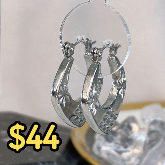 Arracada de Acero Inoxidable AAI1950-2