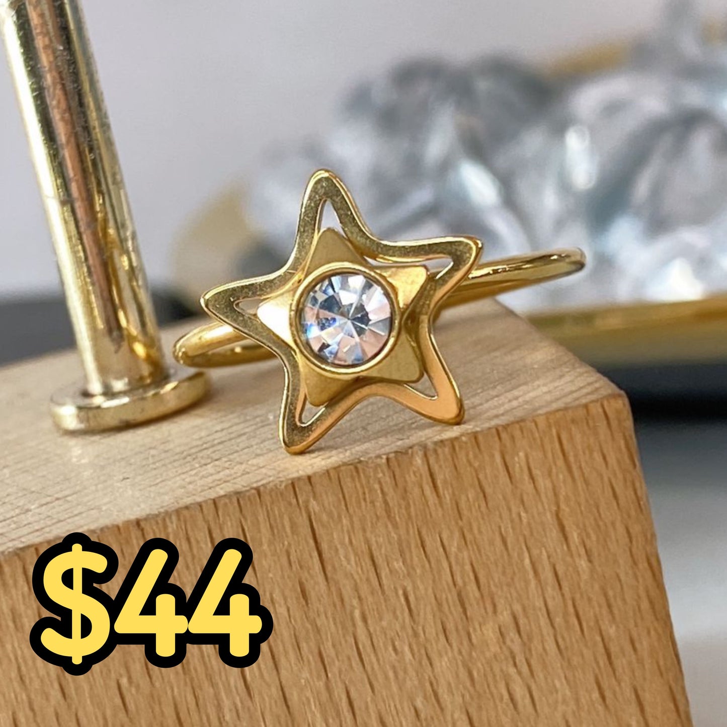 Anillo de Acero Inoxidable Ajustable RAI1050-1