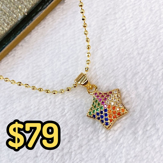 Collar de Chapa de Oro CC2275-2