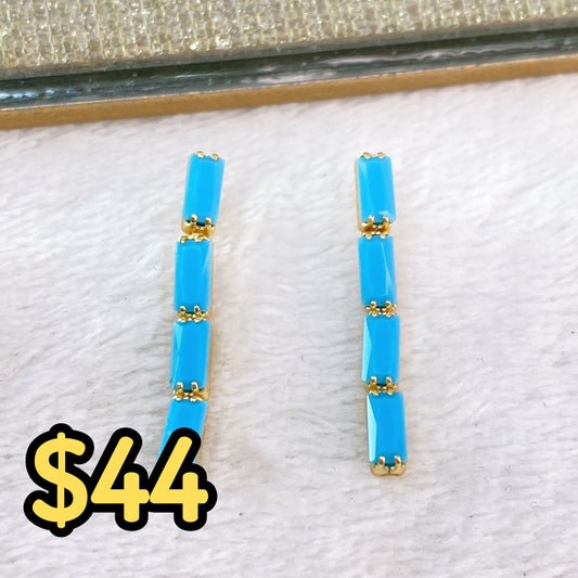 Arete de Chapa de Oro COA2020-3