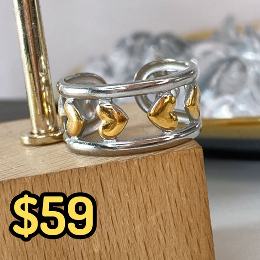 Anillo de Acero Inoxidable Ajustable RAI1036-1