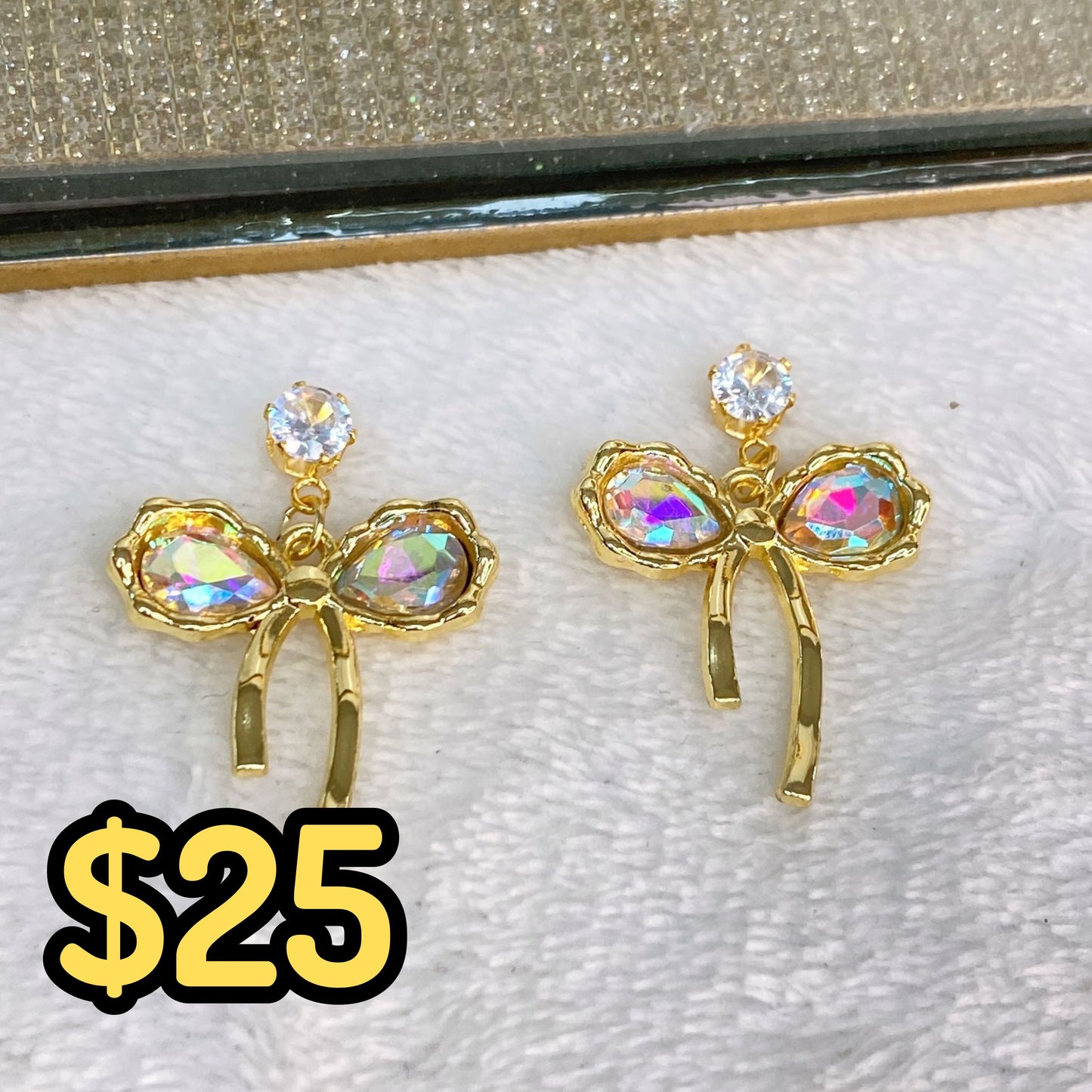 Arete de Chapa de Oro COA2351-5