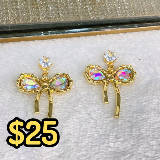 Arete de Chapa de Oro COA2351-5