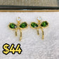 Arete de Chapa de Oro COA2065-4