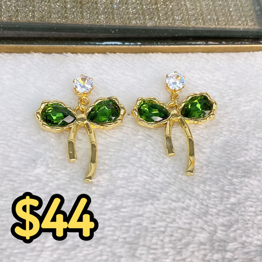 Arete de Chapa de Oro COA2065-4