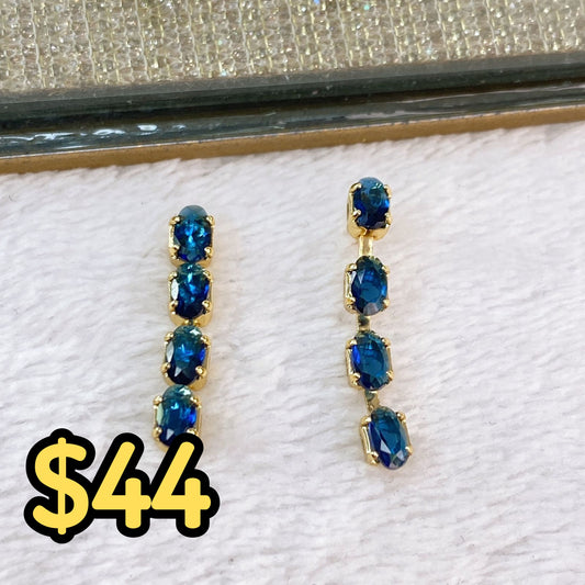 Arete de Chapa de Oro COA2028-6