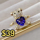 Anillo Chapa de Oro Ajustable ACO1397-5