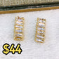 Arete de Chapa de Oro COA2021-1