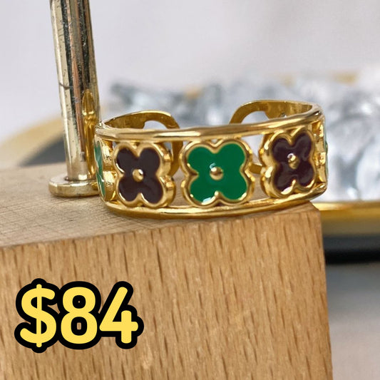 Anillo de Acero Ajustable Inoxidable RAI1055-3