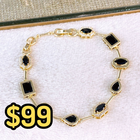 Pulsera de Chapa de Oro COP1638-2