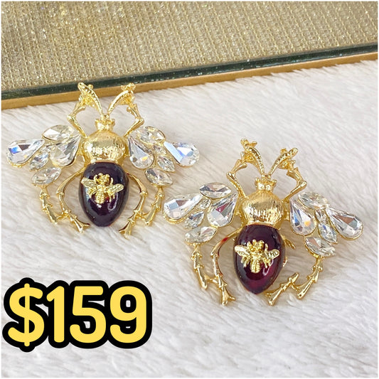 Arete de Chapa de Oro COA1896-1