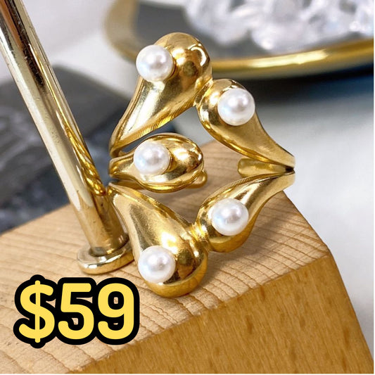 Anillo de Acero Inoxidable Ajustable RAI933-1