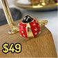 Anillo de Chapa de Oro Ajustable ACO1328-1