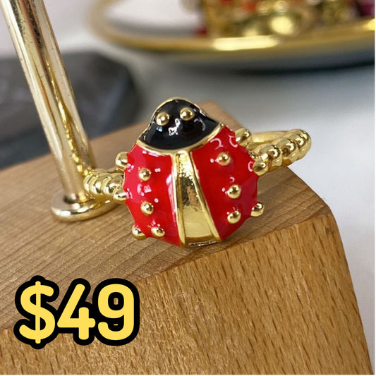Anillo de Chapa de Oro Ajustable ACO1328-1