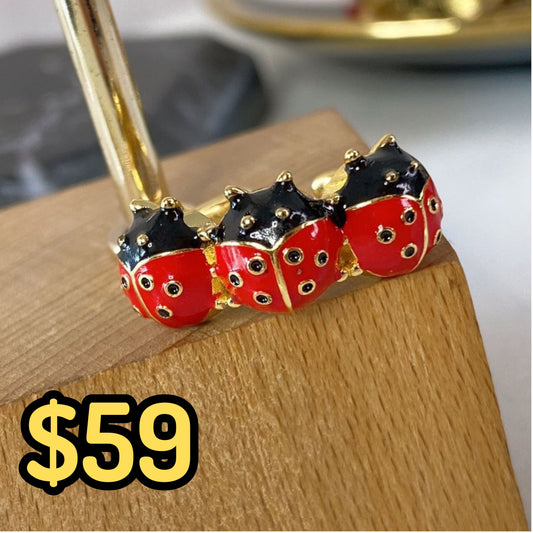 Anillo de Chapa de Oro Ajustable ACO1327-1