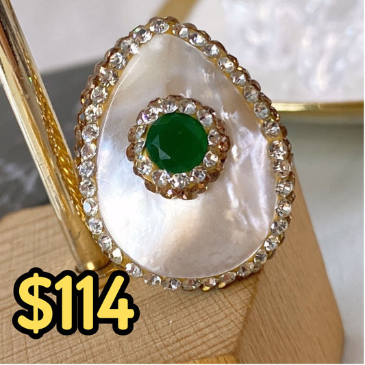 Anillo de Chapa de Oro Ajustable ACO1337-1