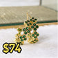 Arete de Chapa de Oro COA1921-1
