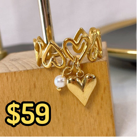 Anillo de Acero Inoxidable Ajustable RAI958-1