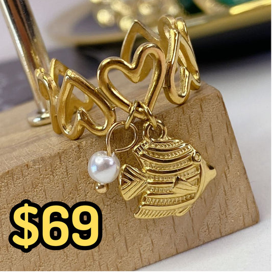 Anillo de Acero Inoxidable Ajustable RAI904-1