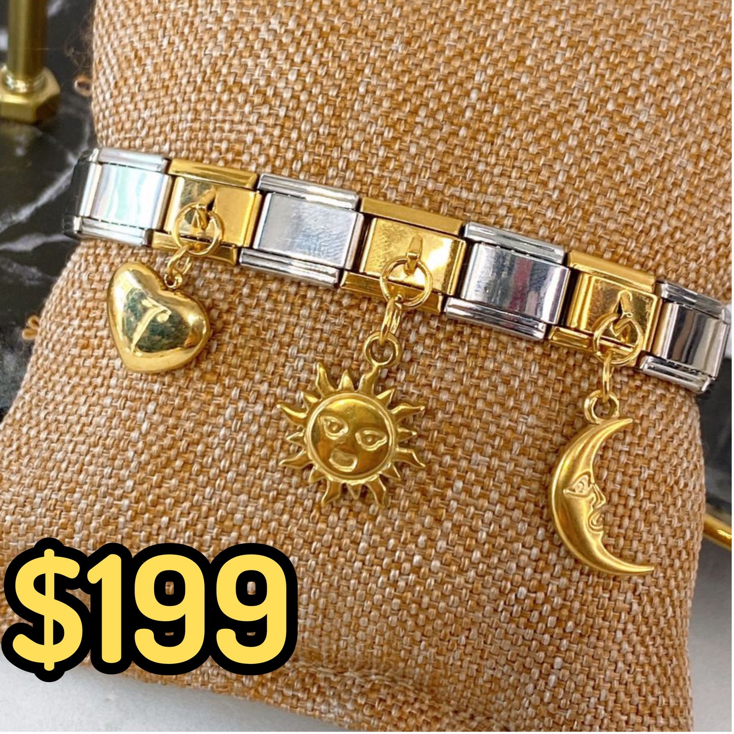 Pulsera Italiana de Acero Inoxidable PAI1099-1