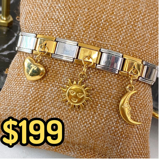 Pulsera Italiana de Acero Inoxidable PAI1099-1