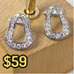 Arete de Chapa de Oro COA1932-2