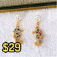Arete Chapa de Oro COA1939-1