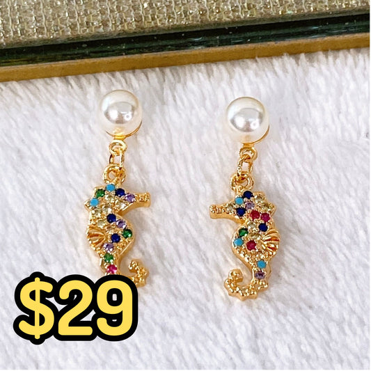 Arete Chapa de Oro COA1939-1