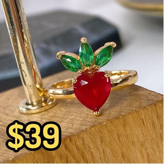 Anillo de Chapa de Oro Ajustable ACO1356-2