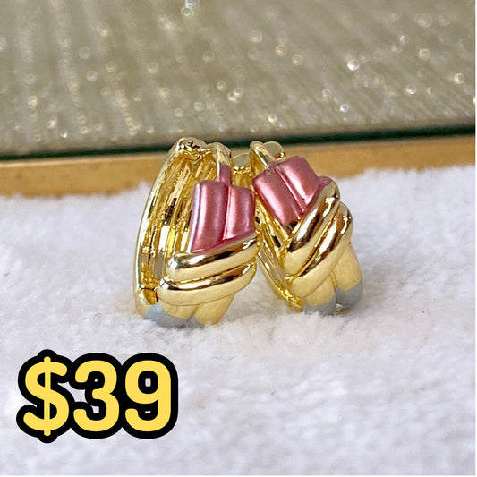 Arete Chapa de Oro COA1938-4