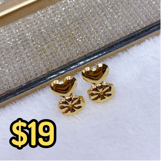 Levantador para Arete de Chapa de Oro OT112-1