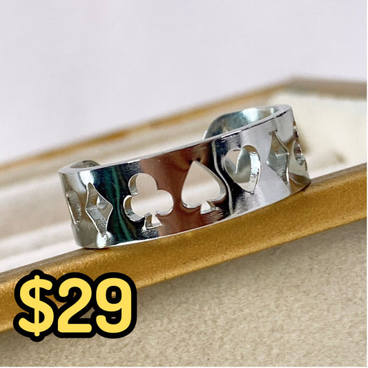 Anillo de Acero Inoxidable Ajustable RAI980-1