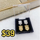 Set de Levantadores para Arete de Chapa de Oro OT115-2