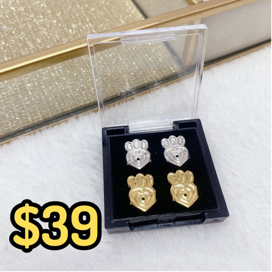 Set de Levantadores para Arete de Chapa de Oro OT115-2