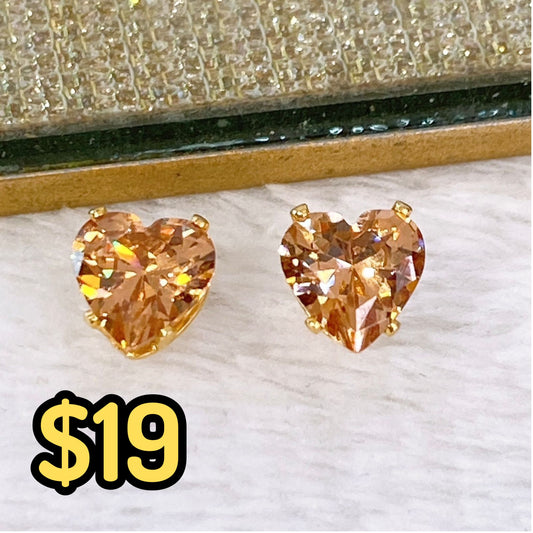 Arete de Chapa de Oro COA1957-1
