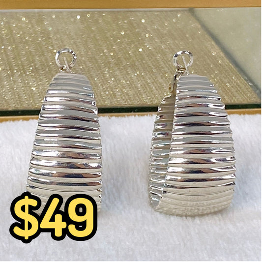 Arete de Chapa de Oro COA1960-2