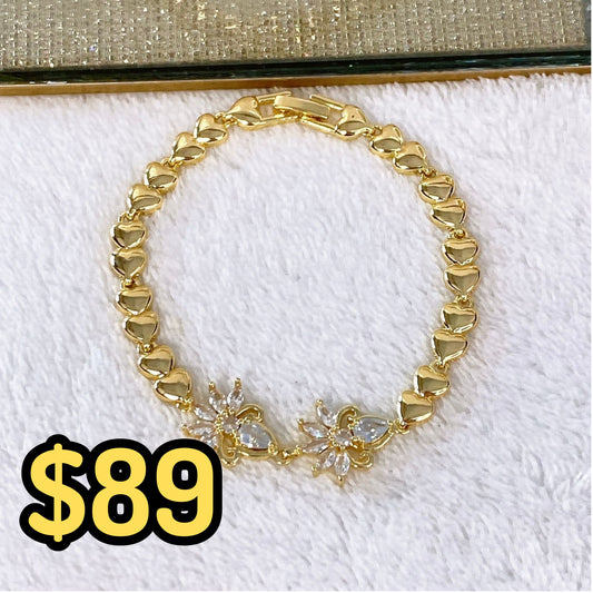 Pulsera de Chapa de Oro COP1563-1