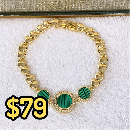 Pulsera de Chapa de Oro COP1560-1