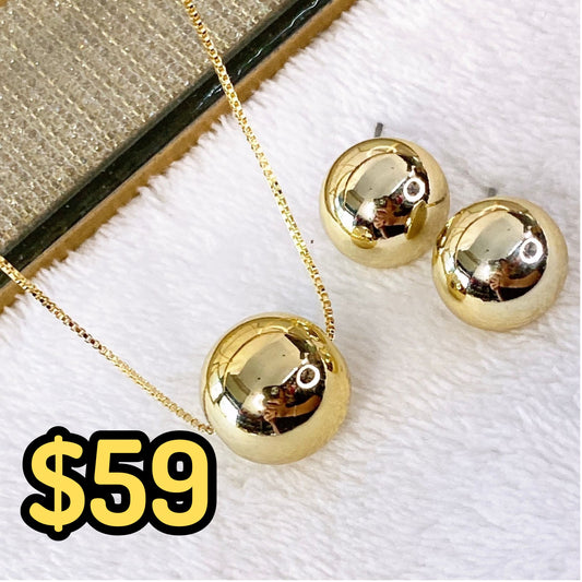 Set de Chapa de Oro y Bisuteria CC2131-1
