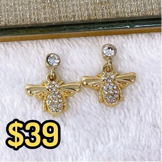Arete de Chapa de Oro COA1965-4