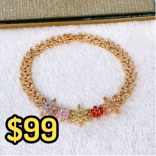 Pulsera de Chapa de Oro COP1557-1